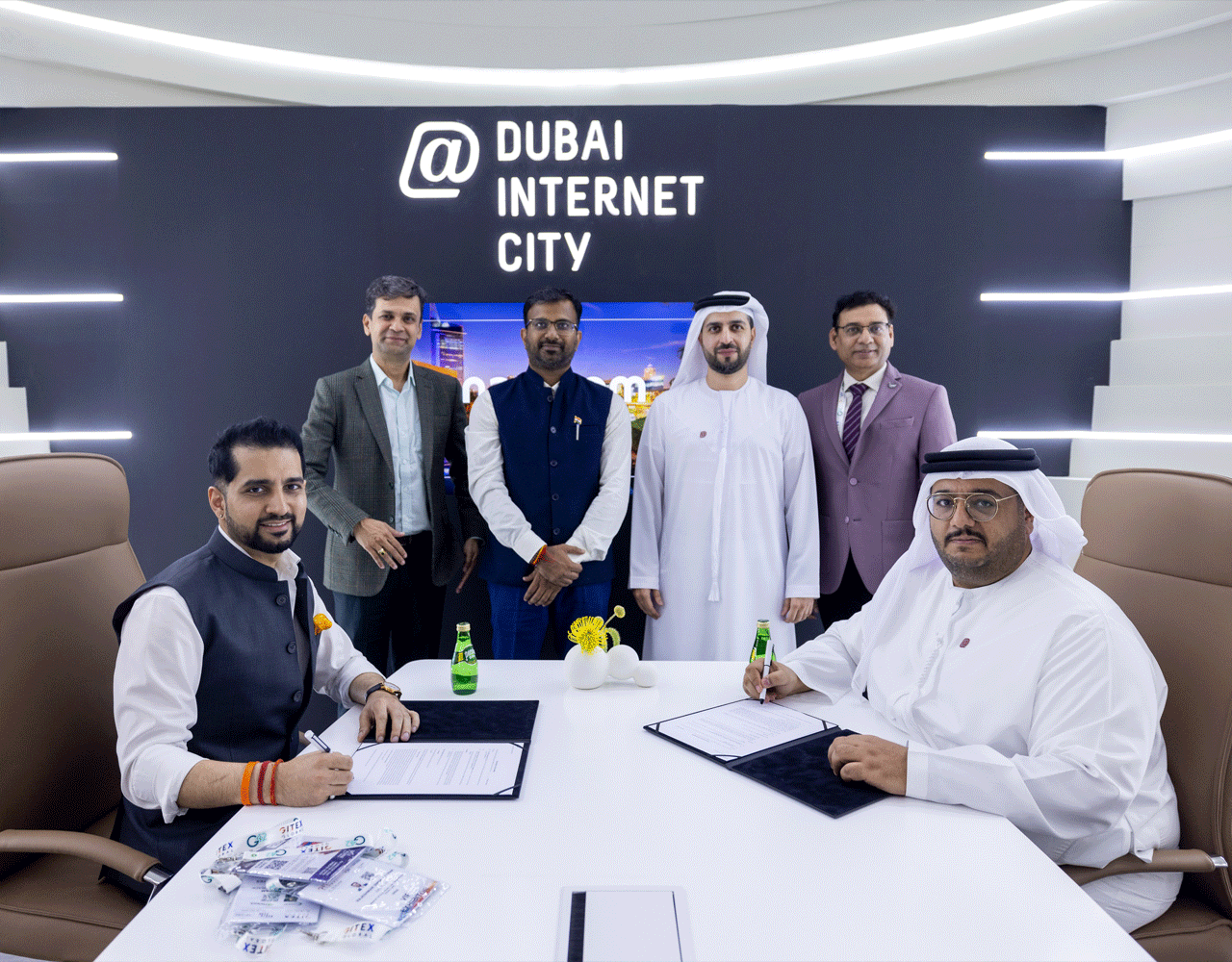 Dubai Internet City and ZainTECH Leaders 