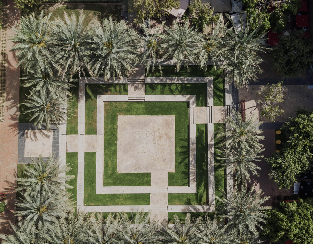 One of our outdoor event spaces in Dubai Internet City