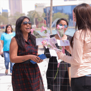 Model Ramp walking at Dubai fashion week
