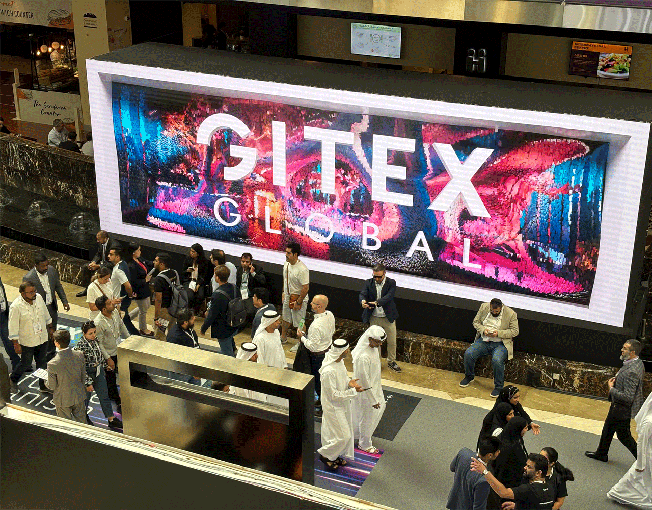 Model Ramp walking at Dubai fashion week